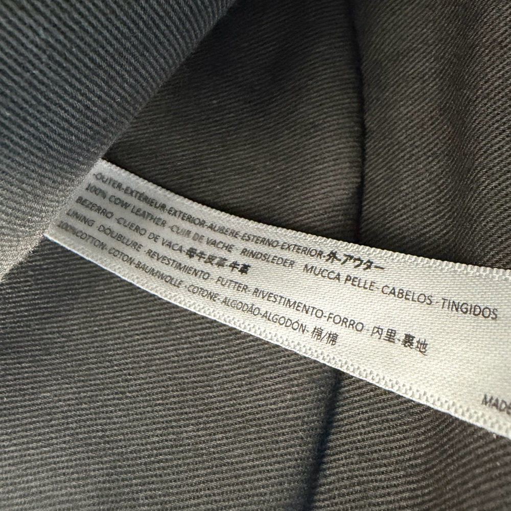 Free People We the Free Crescent Leather Crossbody • Onyx - Picture 7 of 7